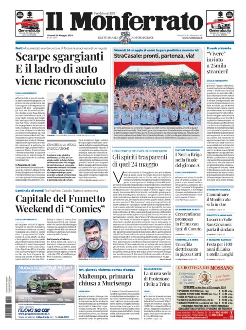 Il Monferrato - Edizione 40 del 24/05/2024